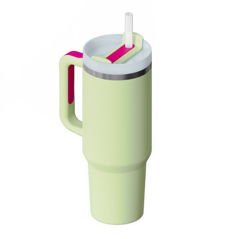 STANLEY Quencher H2.0 Tumbler with Handle and Straw 30 oz | Flowstate 3-Position Lid | Cup Holder Compatible for Travel | Insulated Stainless Steel Cup | BPA-Free | Nectarine