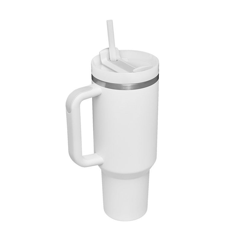 STANLEY Quencher H2.0 Tumbler with Handle and Straw 30 oz | Flowstate 3-Position Lid | Cup Holder Compatible for Travel | Insulated Stainless Steel Cup | BPA-Free | Nectarine