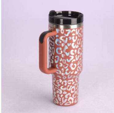STANLEY Quencher H2.0 Tumbler with Handle and Straw 30 oz | Flowstate 3-Position Lid | Cup Holder Compatible for Travel | Insulated Stainless Steel Cup | BPA-Free | Nectarine