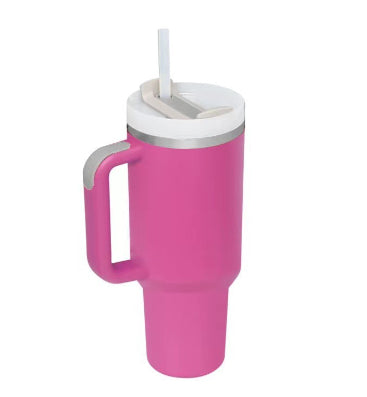 STANLEY Quencher H2.0 Tumbler with Handle and Straw 30 oz | Flowstate 3-Position Lid | Cup Holder Compatible for Travel | Insulated Stainless Steel Cup | BPA-Free | Nectarine