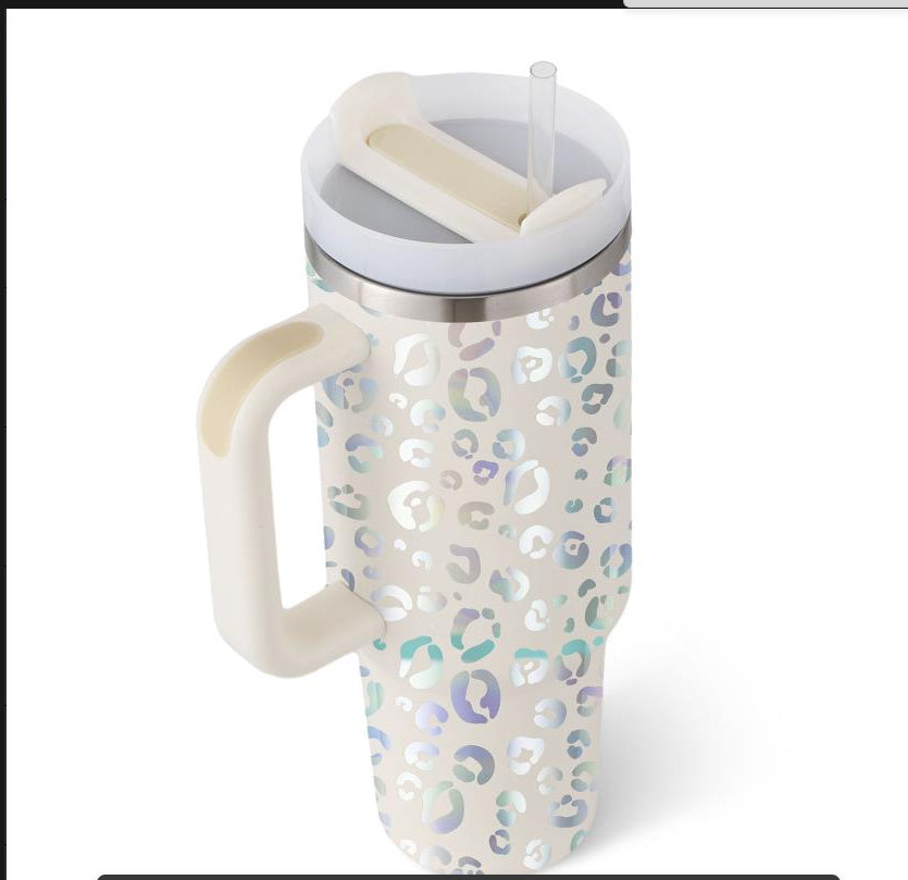 STANLEY Quencher H2.0 Tumbler with Handle and Straw 30 oz | Flowstate 3-Position Lid | Cup Holder Compatible for Travel | Insulated Stainless Steel Cup | BPA-Free | Nectarine