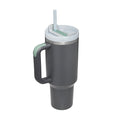 STANLEY Quencher H2.0 Tumbler with Handle and Straw 30 oz | Flowstate 3-Position Lid | Cup Holder Compatible for Travel | Insulated Stainless Steel Cup | BPA-Free | Nectarine