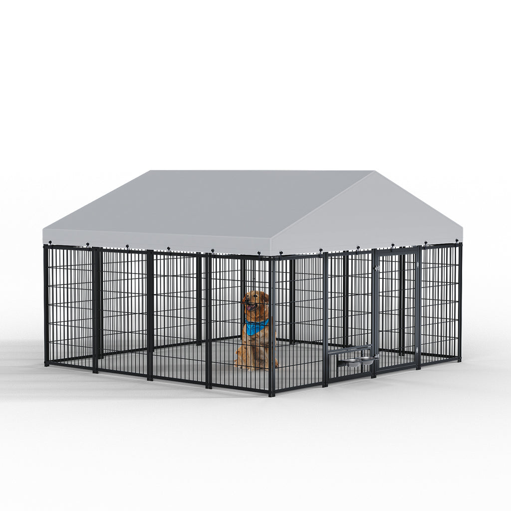 Large Outdoor Dog Kennel 9.62×9.35×6.18 ft