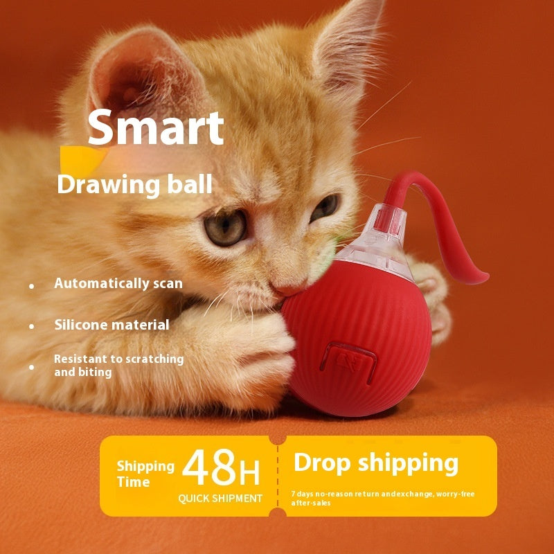 Smart Cat Rolling Ball