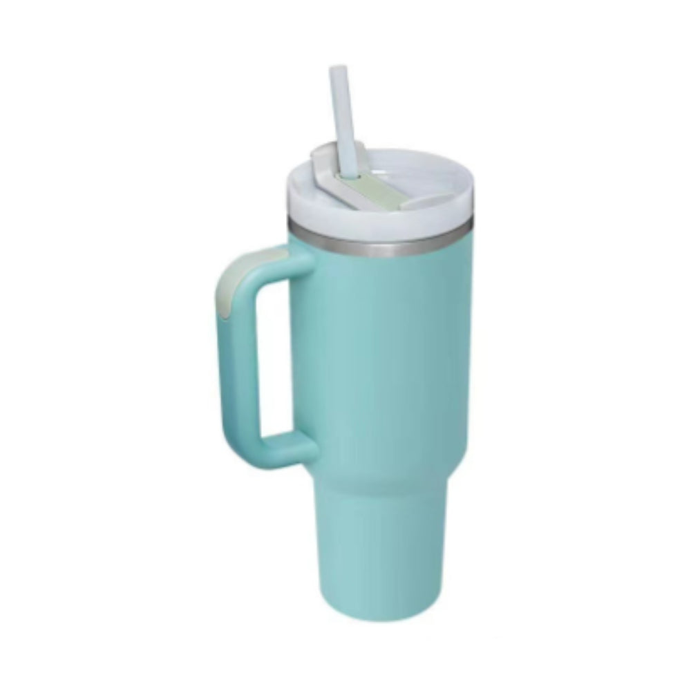 STANLEY Quencher H2.0 Tumbler with Handle and Straw 30 oz | Flowstate 3-Position Lid | Cup Holder Compatible for Travel | Insulated Stainless Steel Cup | BPA-Free | Nectarine