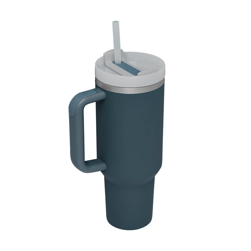 STANLEY Quencher H2.0 Tumbler with Handle and Straw 30 oz | Flowstate 3-Position Lid | Cup Holder Compatible for Travel | Insulated Stainless Steel Cup | BPA-Free | Nectarine